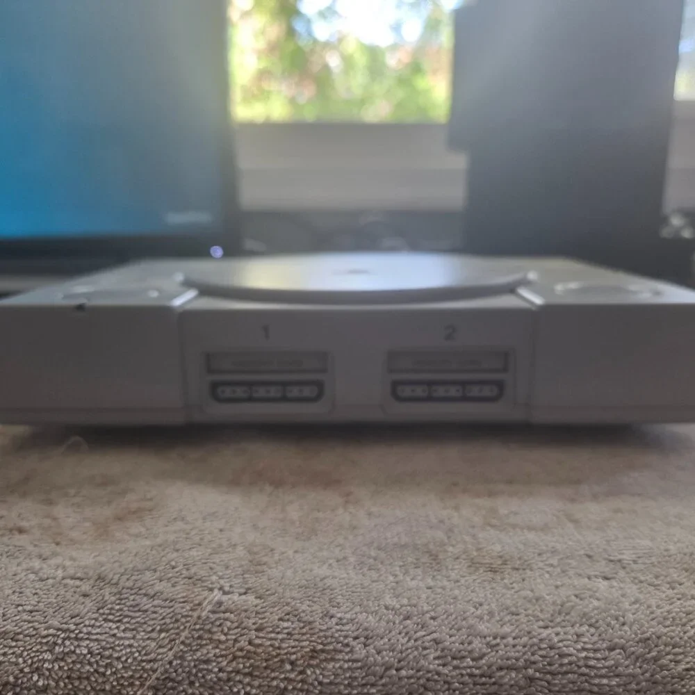 Sony PlayStation 1 SCPH-9001 Grey controller and RCA cords included